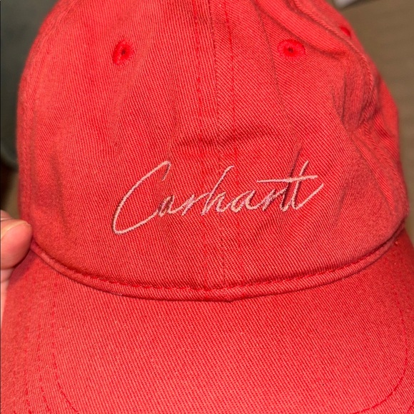 ? Carhartt WIP Delray Cap~ Phoenix Red